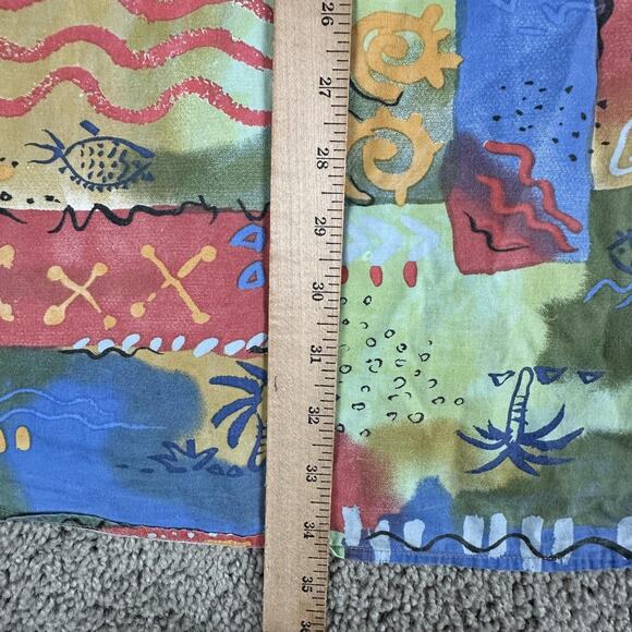 VTG The Territory Ahead Shirt Mens 2XL Abstract Hawaiian Polynesian Tribal 90s - Picture 11 of 14